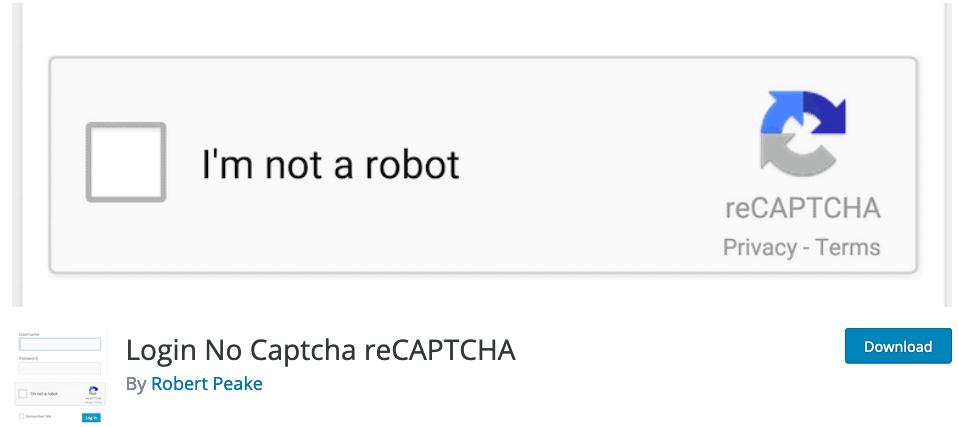 Login-No-Google-Captcha-reCAPTCHA