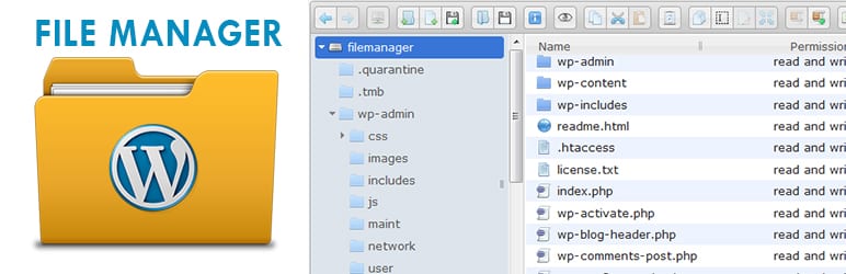 WordPress file manager