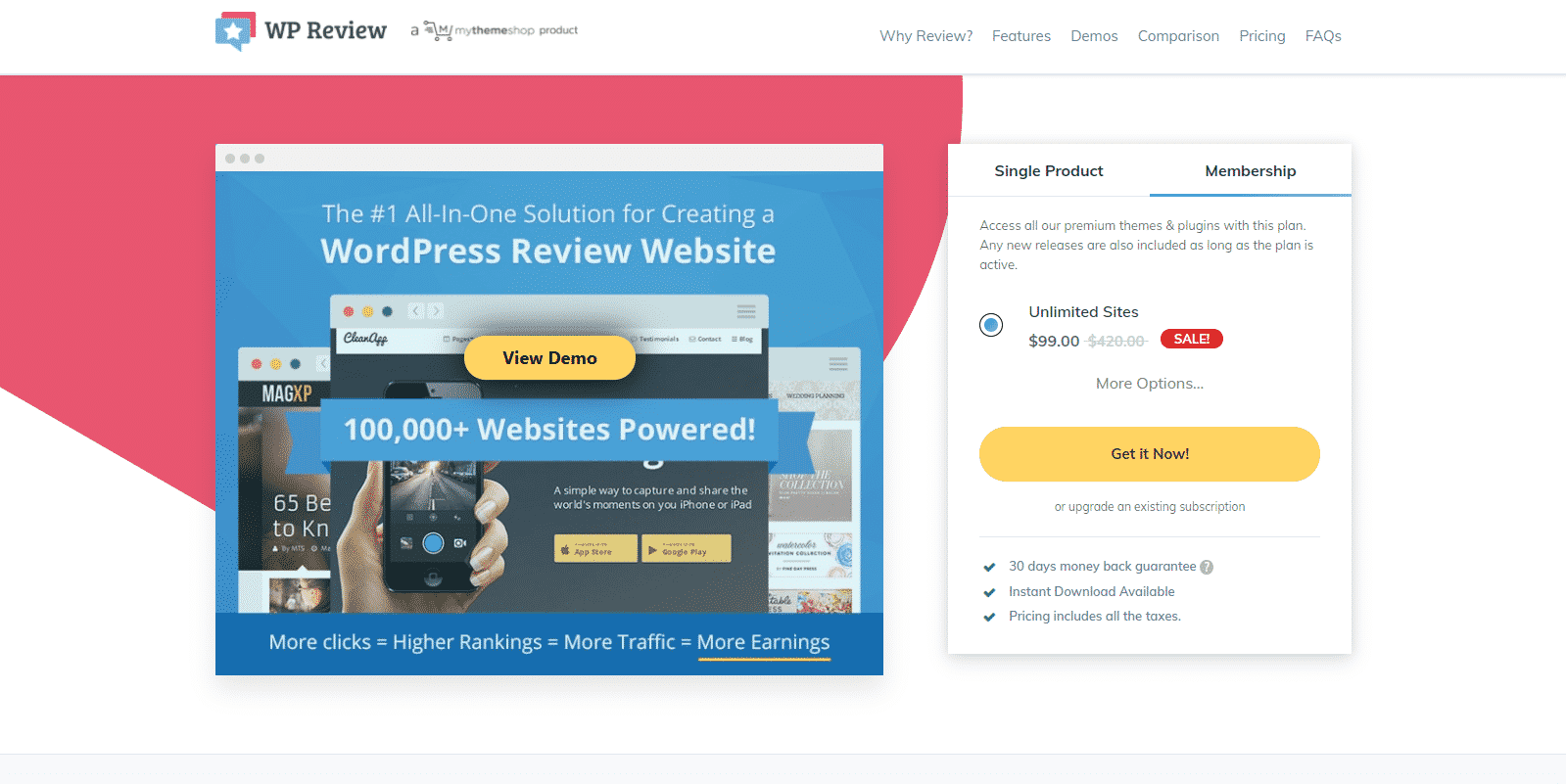 wordpress review website